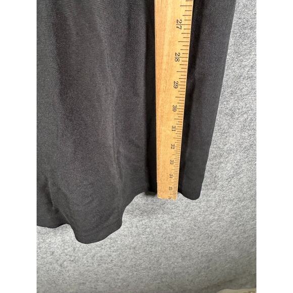 Old Navy Dress Women XS V Neck Stretch Midi Skater Whimsigoth Y2K Dark Romantic - Picture 4 of 6